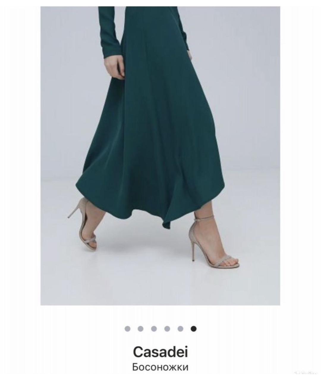 CASADEI Золотые босоножки, фото 5