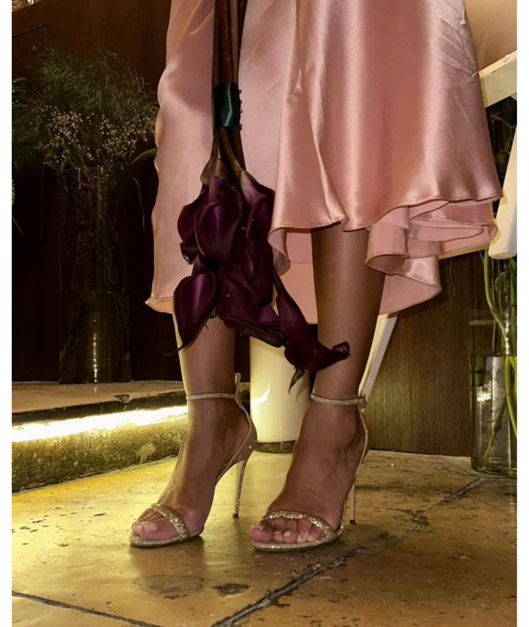 CASADEI Золотые босоножки, фото 6