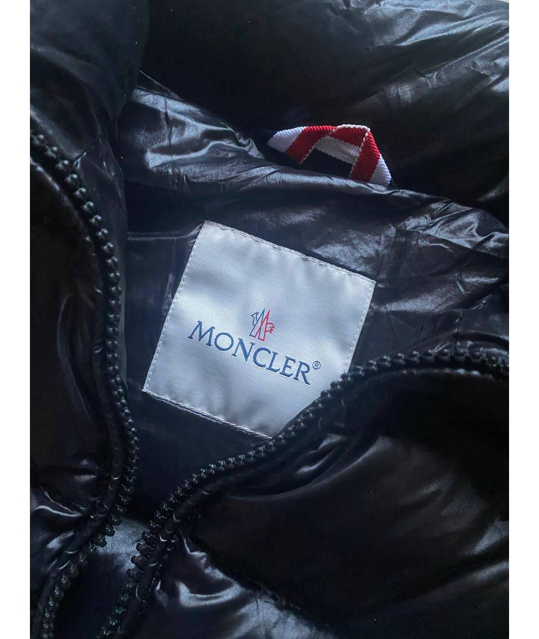 MONCLER Черный жилет, фото 4