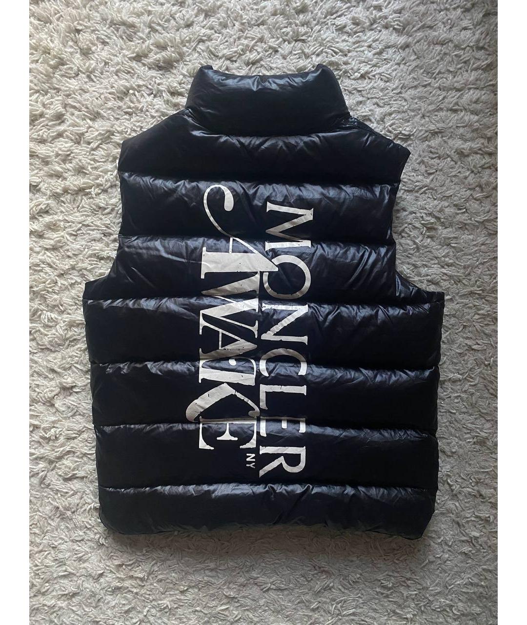 MONCLER Черный жилет, фото 2