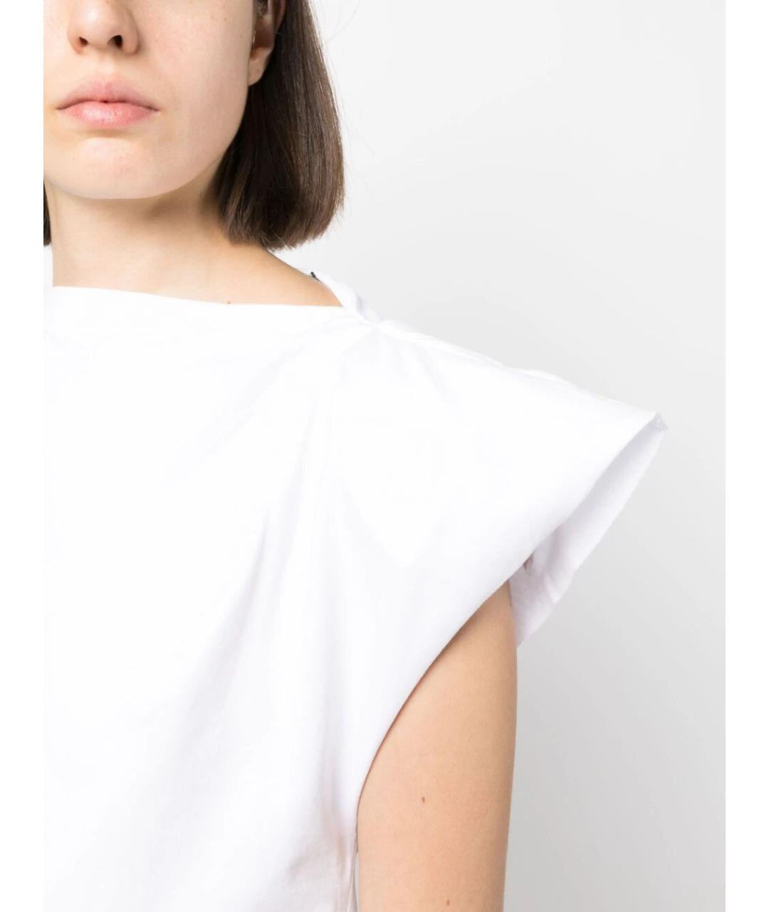 ISABEL MARANT Белая хлопковая футболка, фото 5