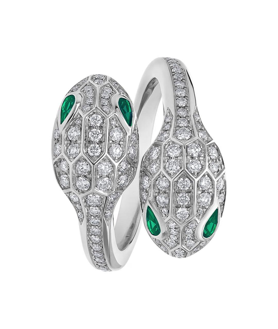 BVLGARI Белое кольцо из белого золота, фото 4
