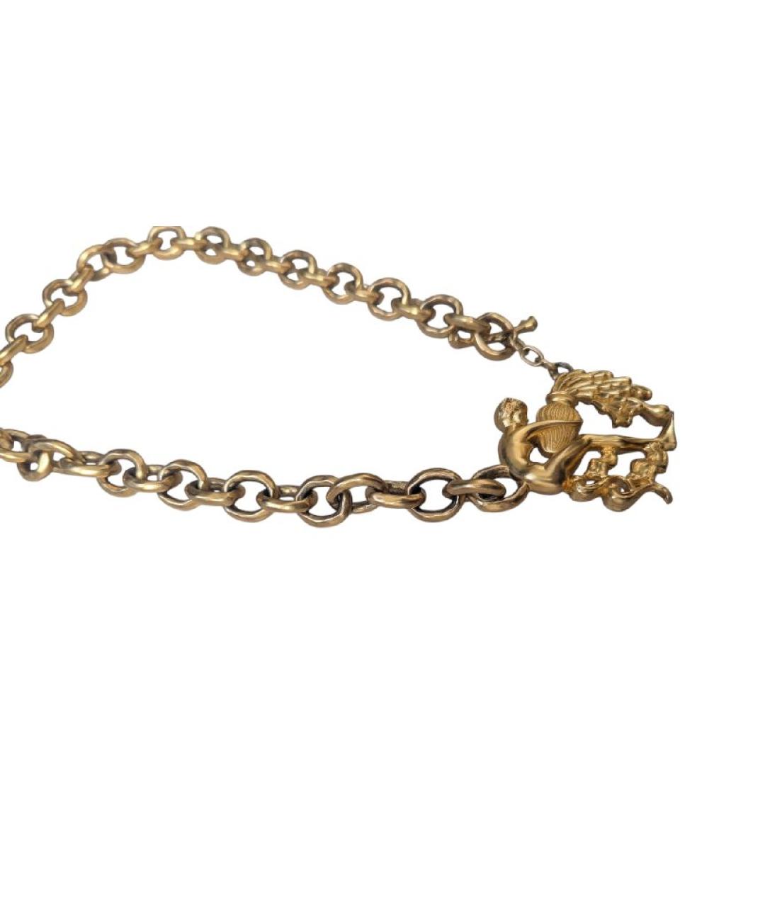 SCHIAPARELLI Золотая металлическая подвеска, фото 2