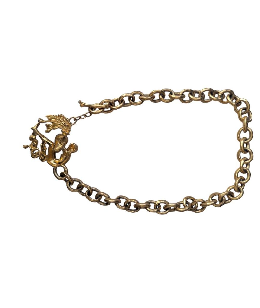 SCHIAPARELLI Золотая металлическая подвеска, фото 3