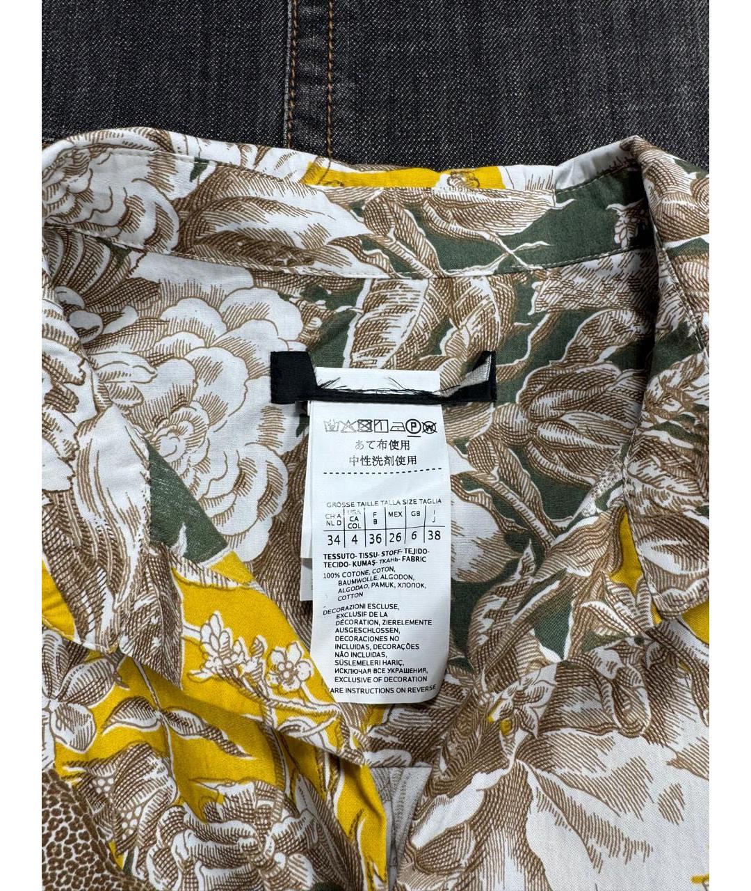 WEEKEND MAX MARA Мульти хлопковая рубашка, фото 8
