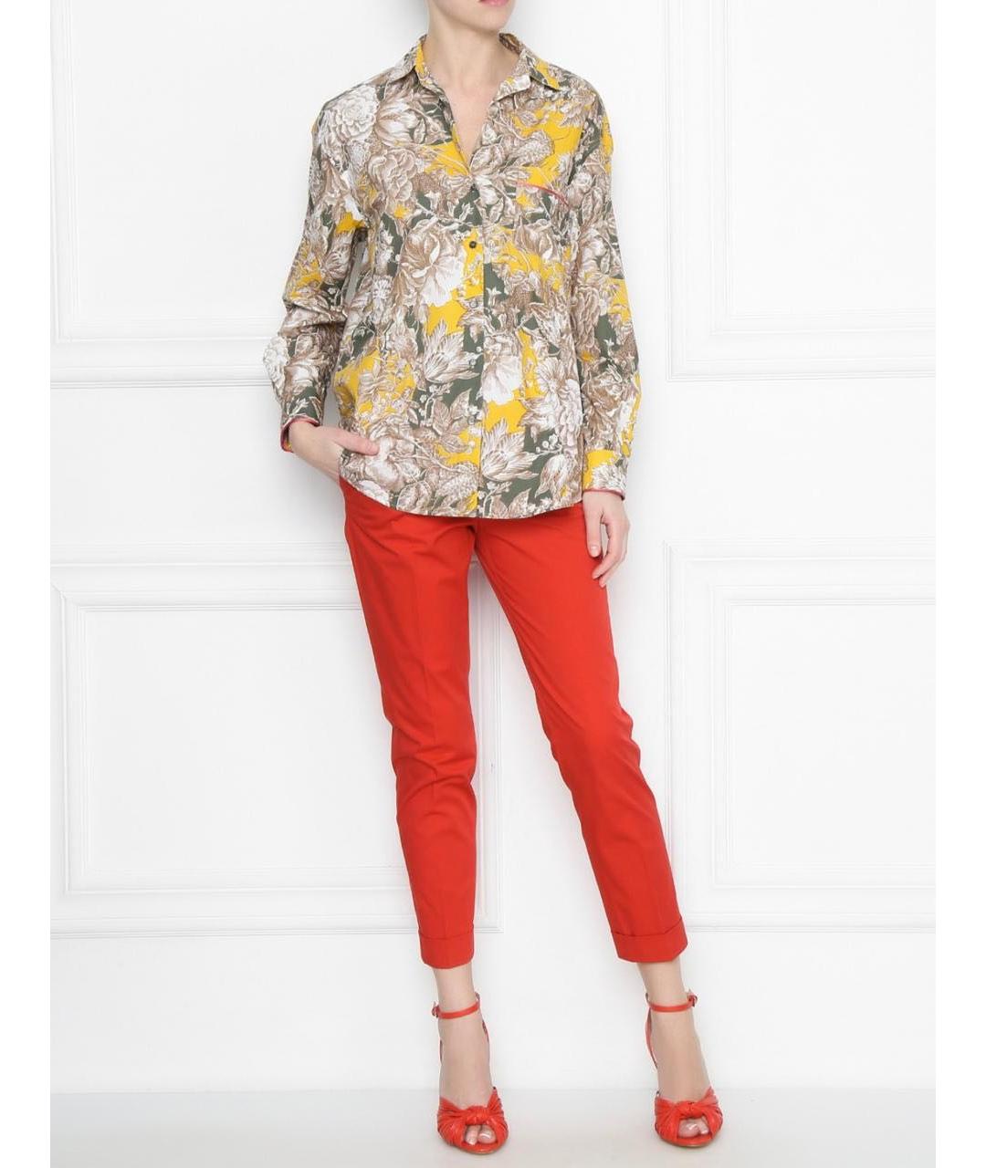 WEEKEND MAX MARA Мульти хлопковая рубашка, фото 3