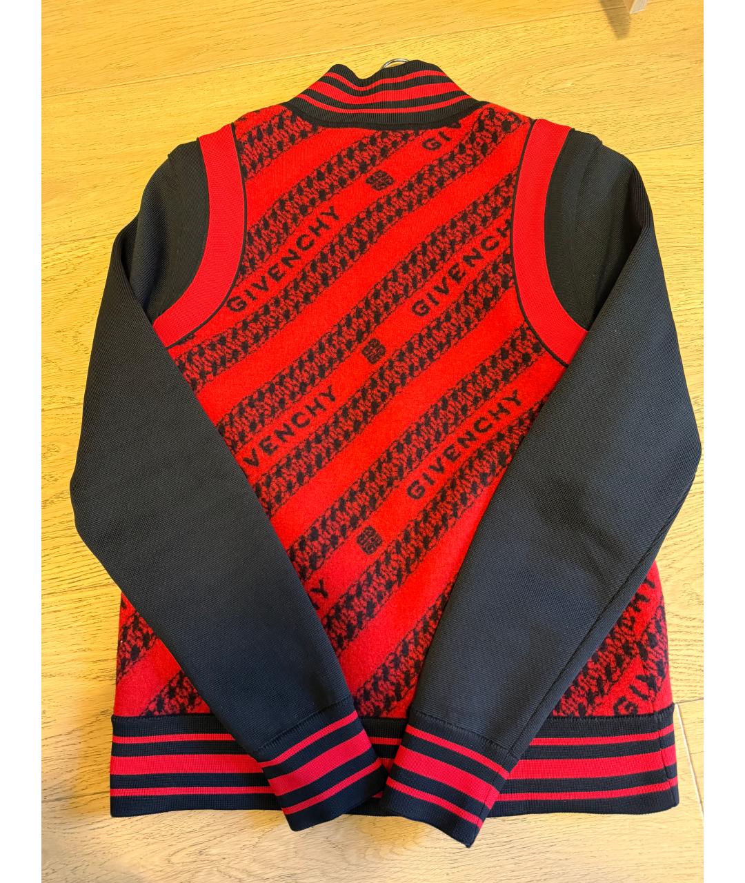 GIVENCHY Красная шерстяная куртка, фото 4