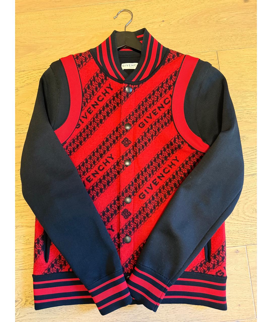 GIVENCHY Красная шерстяная куртка, фото 3
