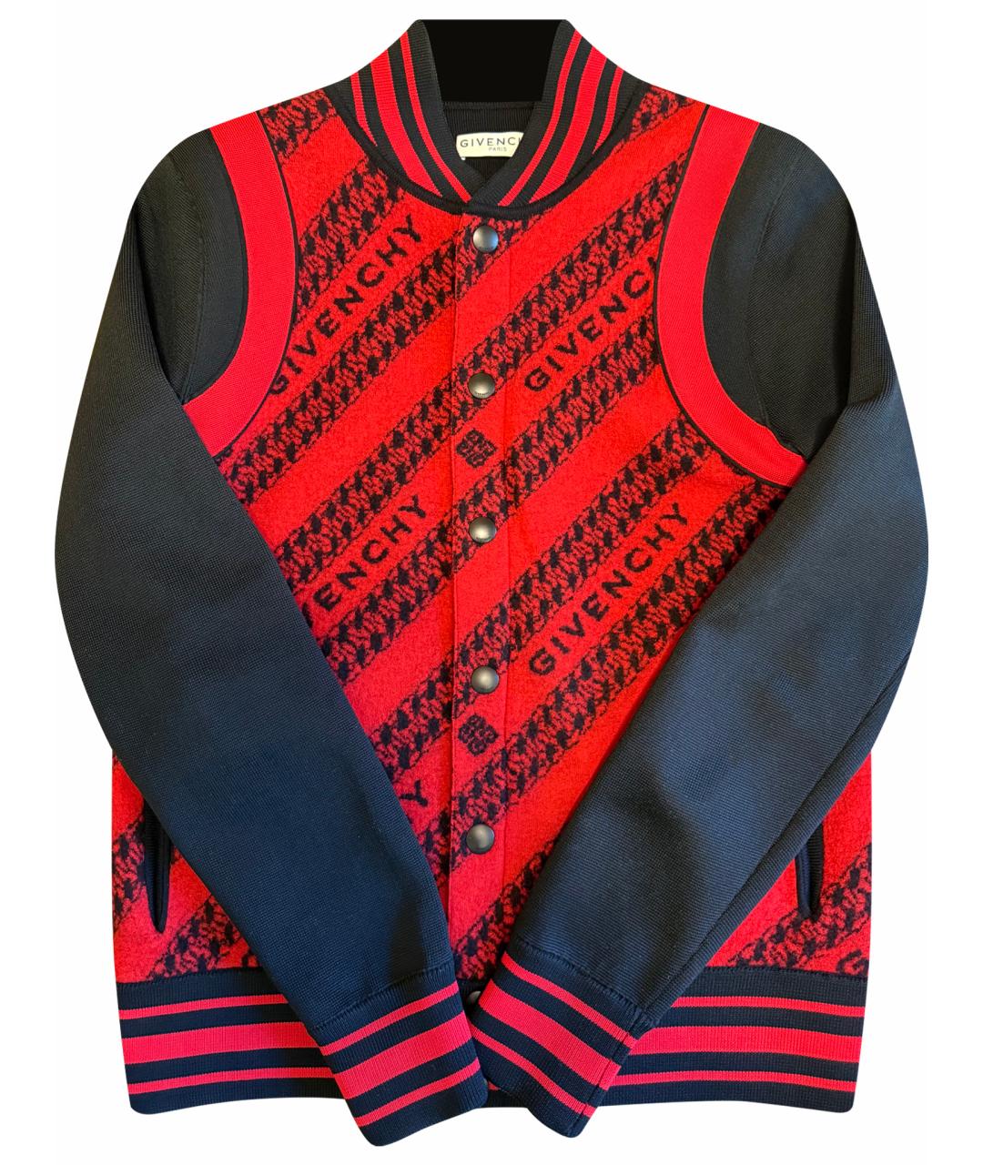 GIVENCHY Красная шерстяная куртка, фото 1