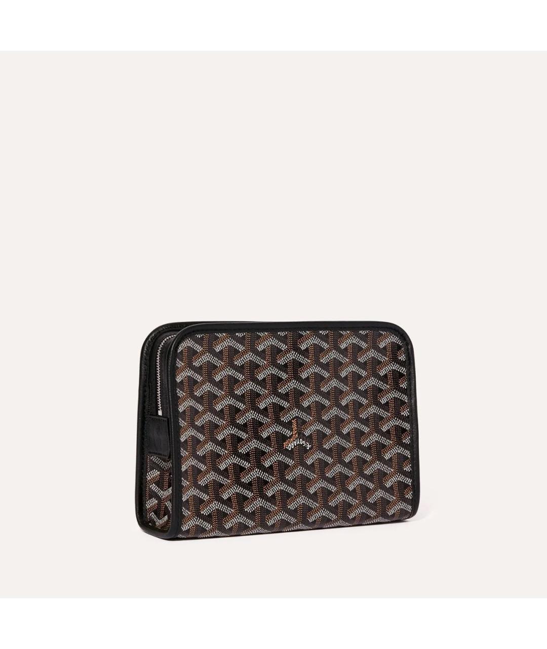 GOYARD Черная барсетка, фото 2