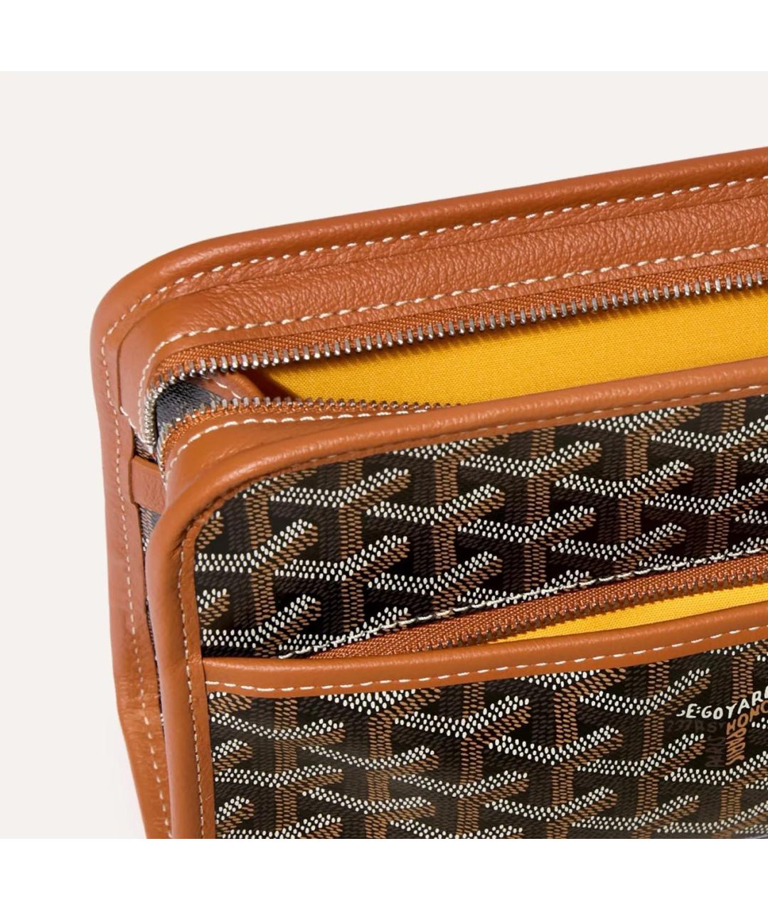 GOYARD Коричневая барсетка, фото 4