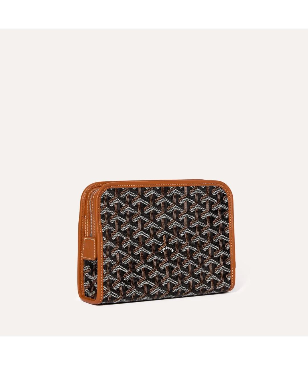 GOYARD Коричневая барсетка, фото 2