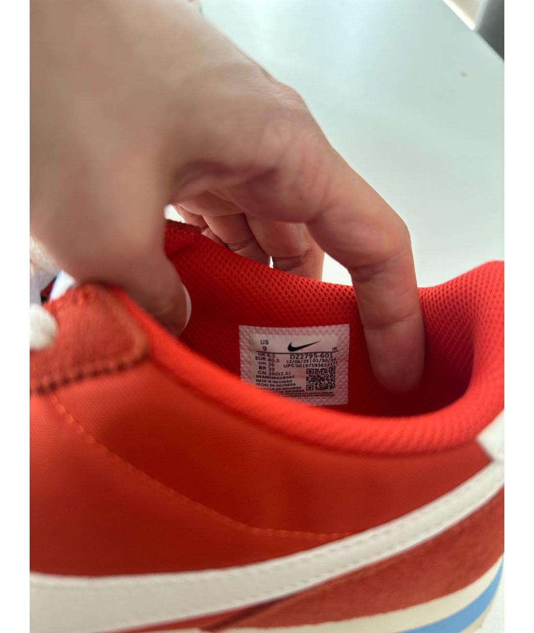 NIKE Красные неопреновые кроссовки, фото 6