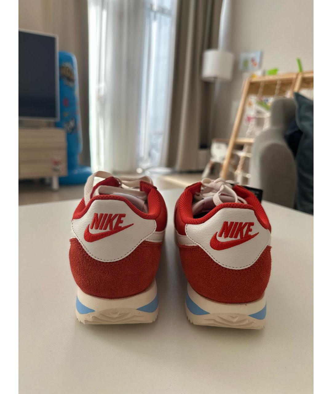 NIKE Красные неопреновые кроссовки, фото 4
