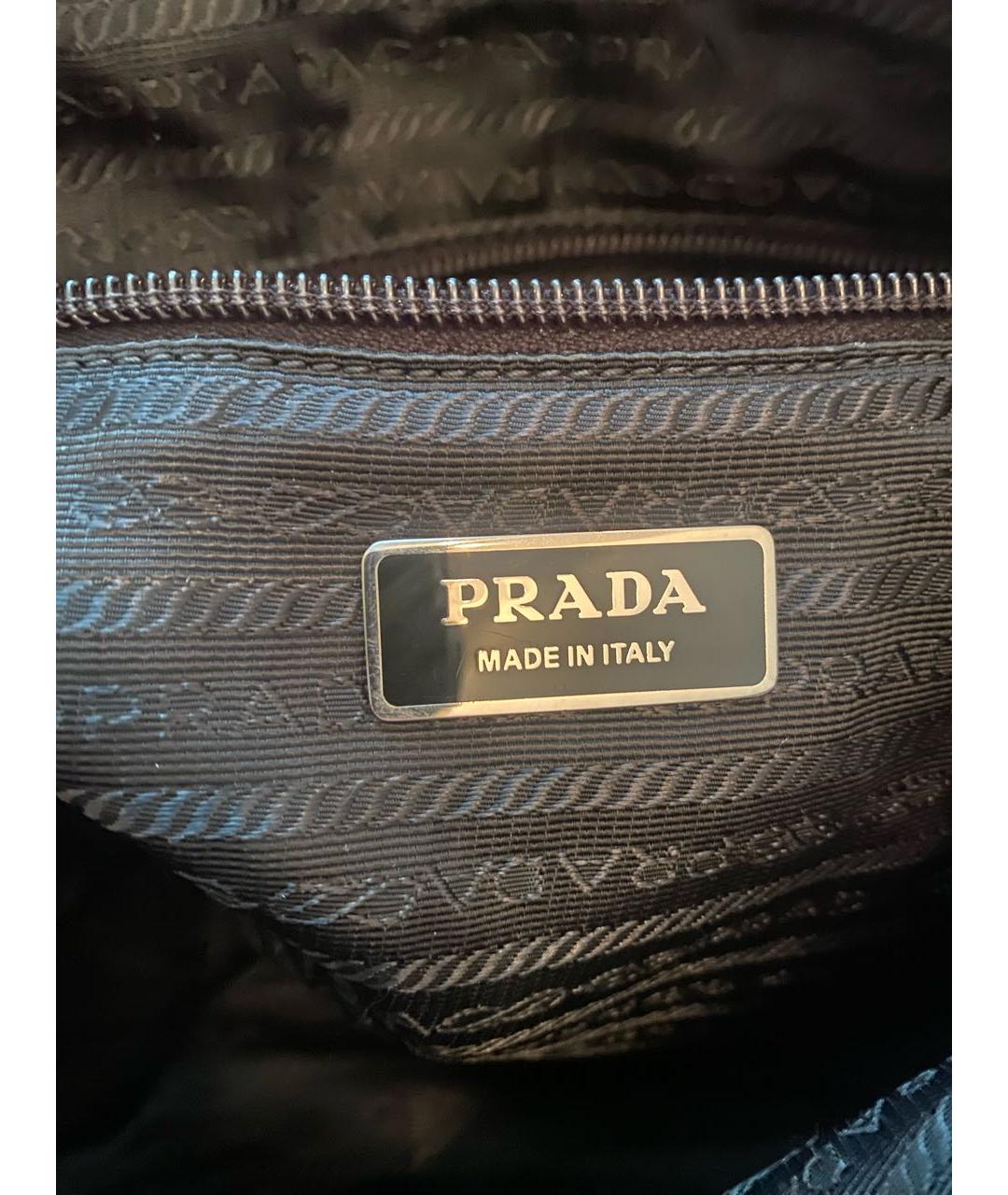 PRADA Черная сумка через плечо, фото 5