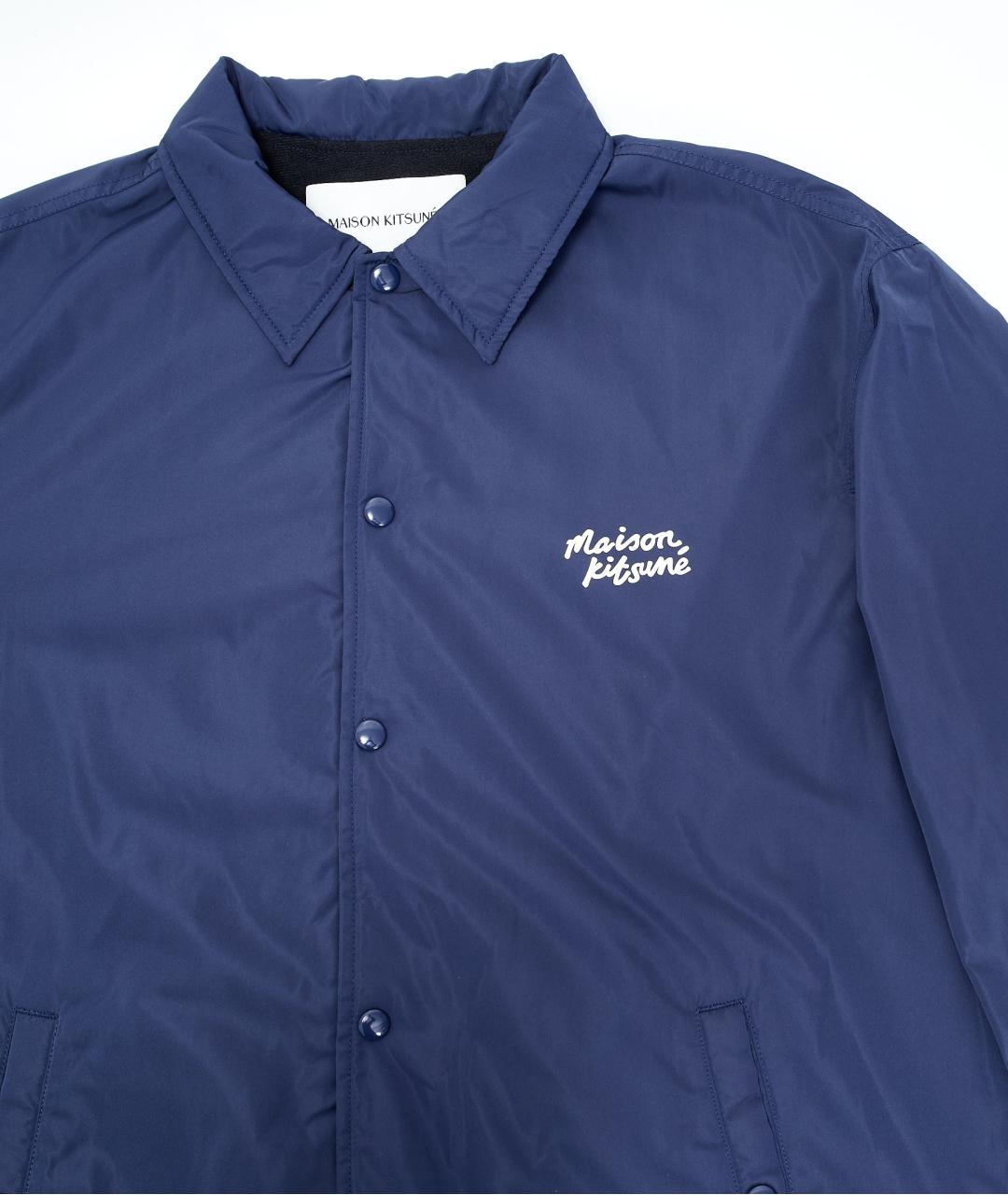 MAISON KITSUNE Синяя полиэстеровая куртка, фото 3