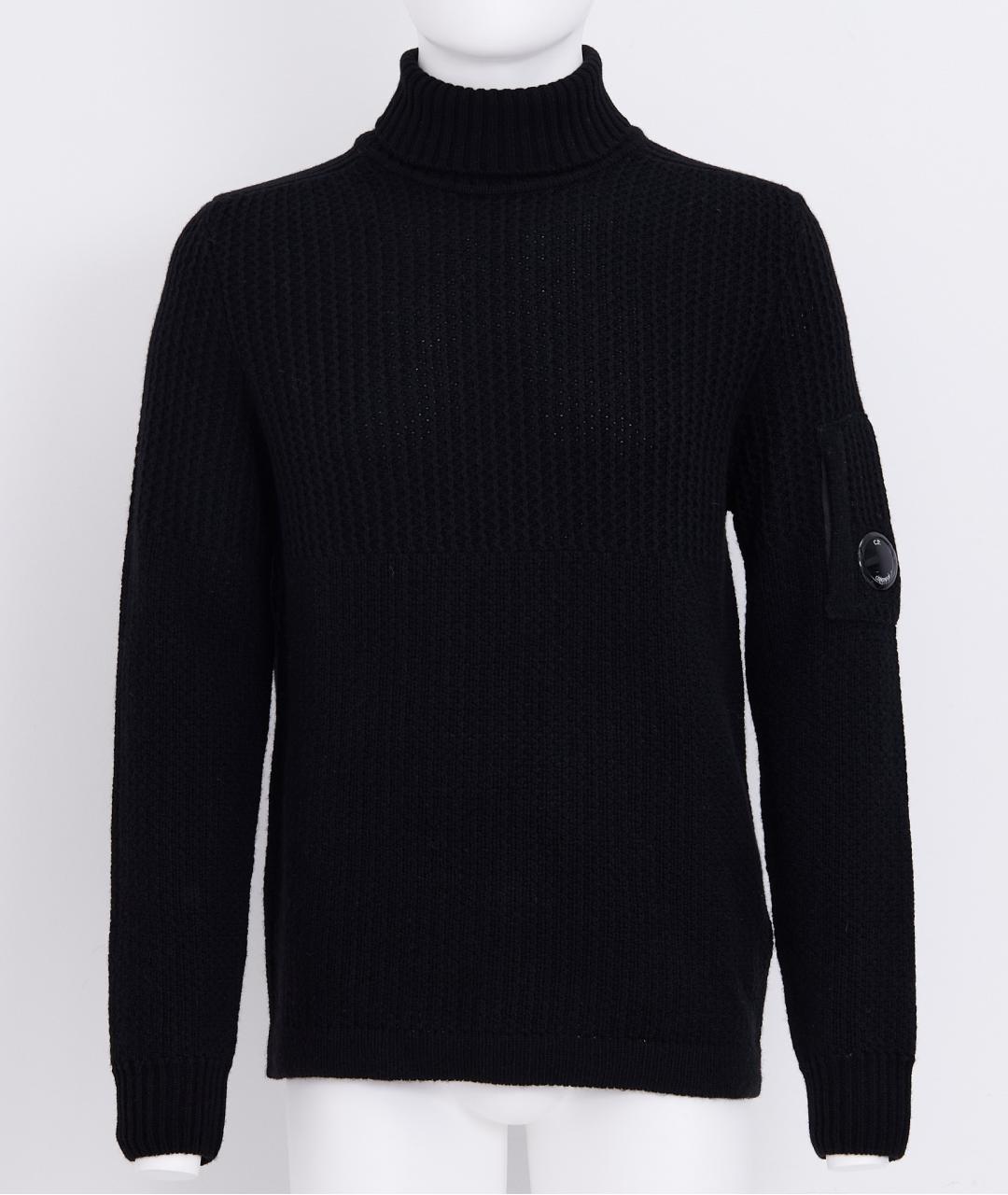 CP COMPANY Черный шерстяной джемпер / свитер, фото 8