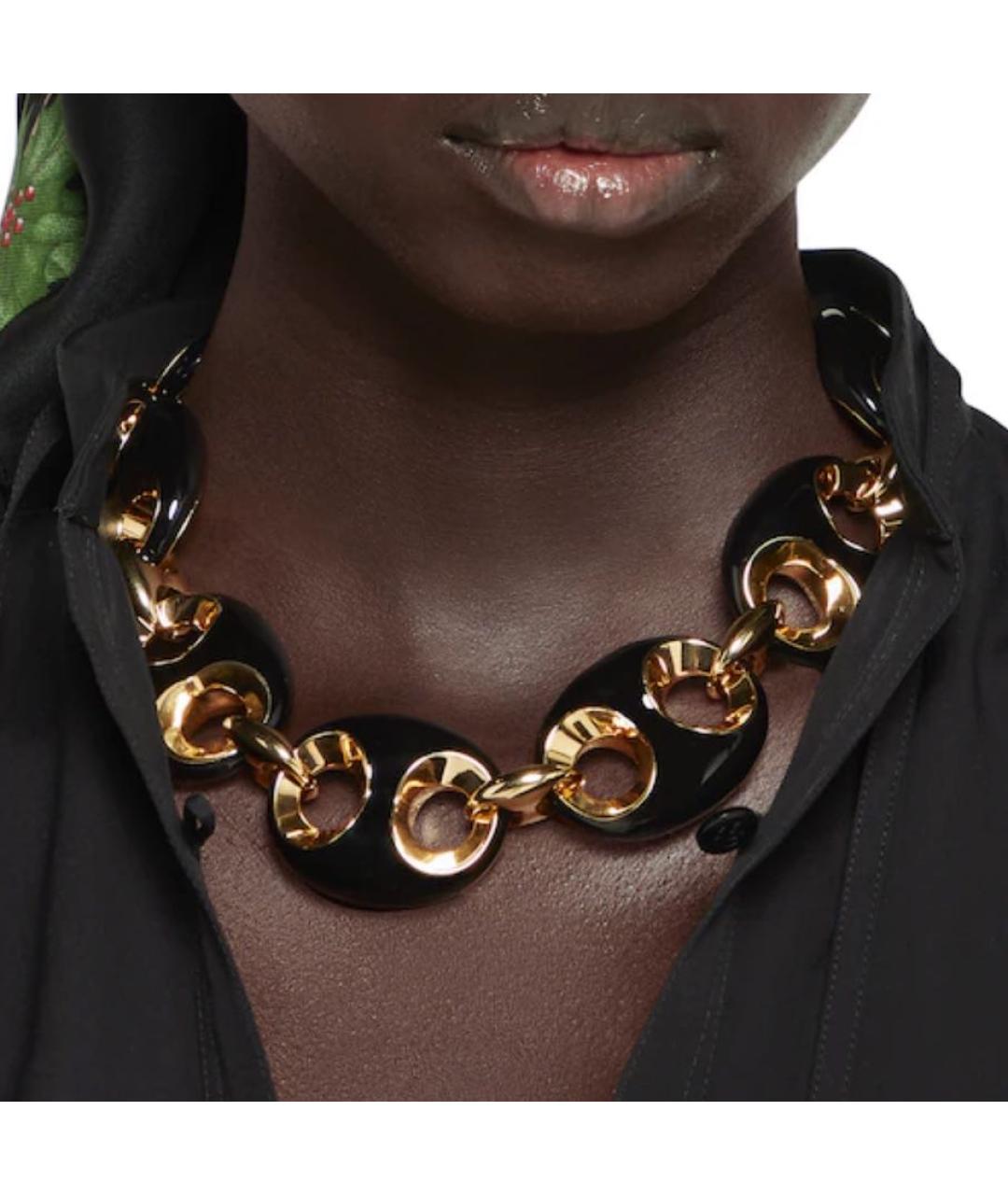 GUCCI Черное колье, фото 2