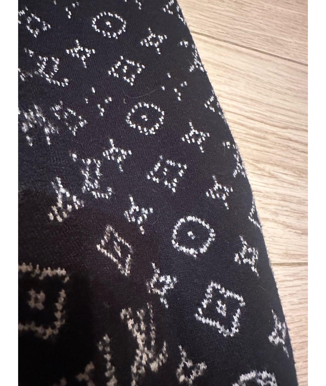 LOUIS VUITTON Черный хлопковый джемпер / свитер, фото 4