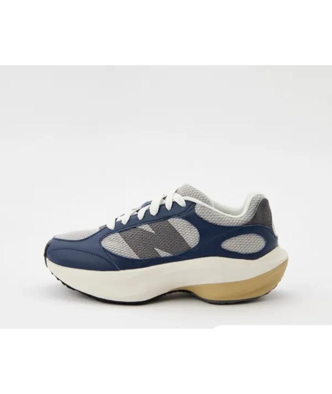 NEW BALANCE Темно-синие кожаные низкие кроссовки / кеды, фото 8