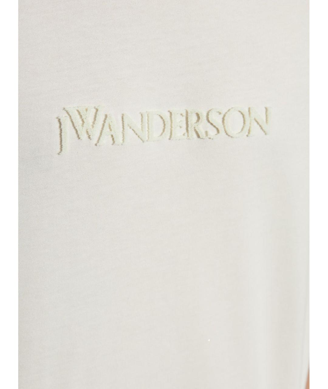 J.W.ANDERSON Белая хлопковая футболка, фото 2