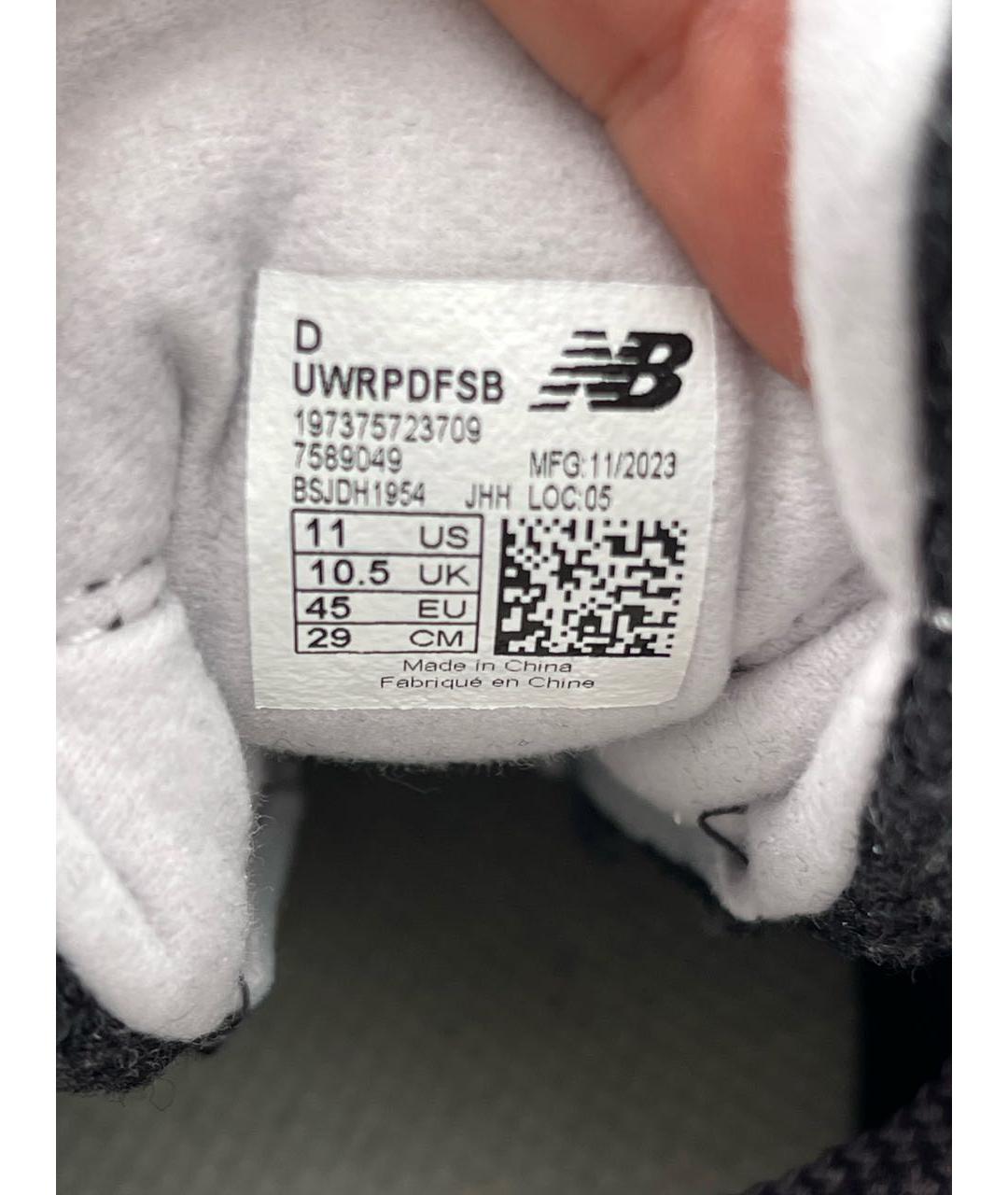 NEW BALANCE Голубые замшевые низкие кроссовки / кеды, фото 7