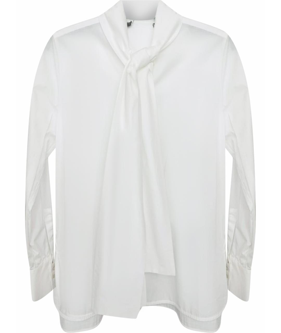 MAX MARA Белая хлопко-эластановая блузы, фото 1