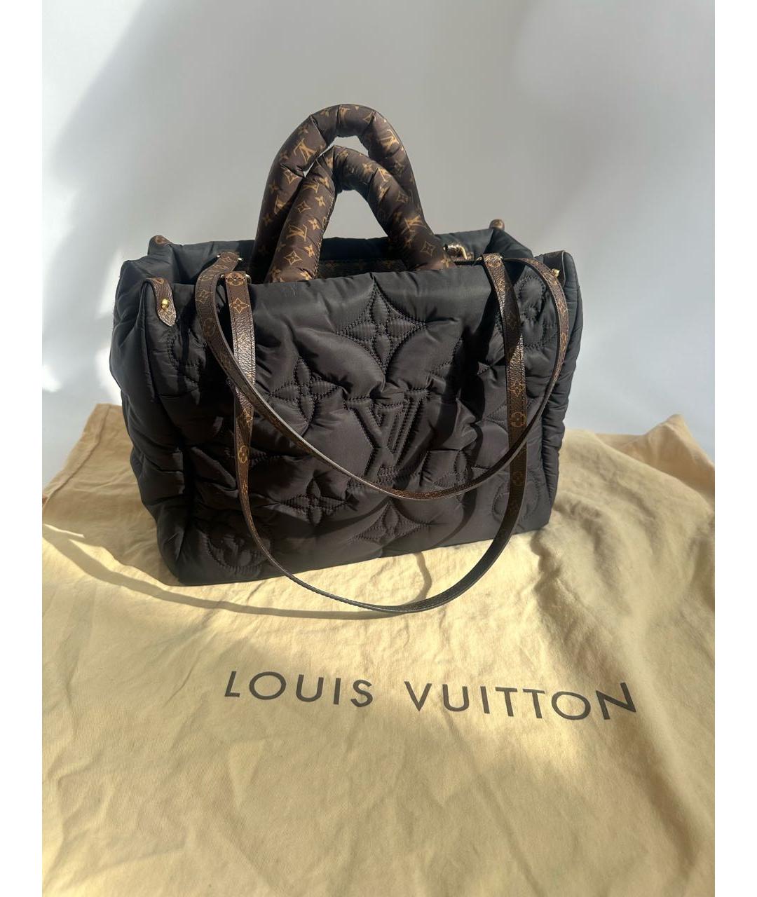 LOUIS VUITTON Коричневая сумка с короткими ручками, фото 8