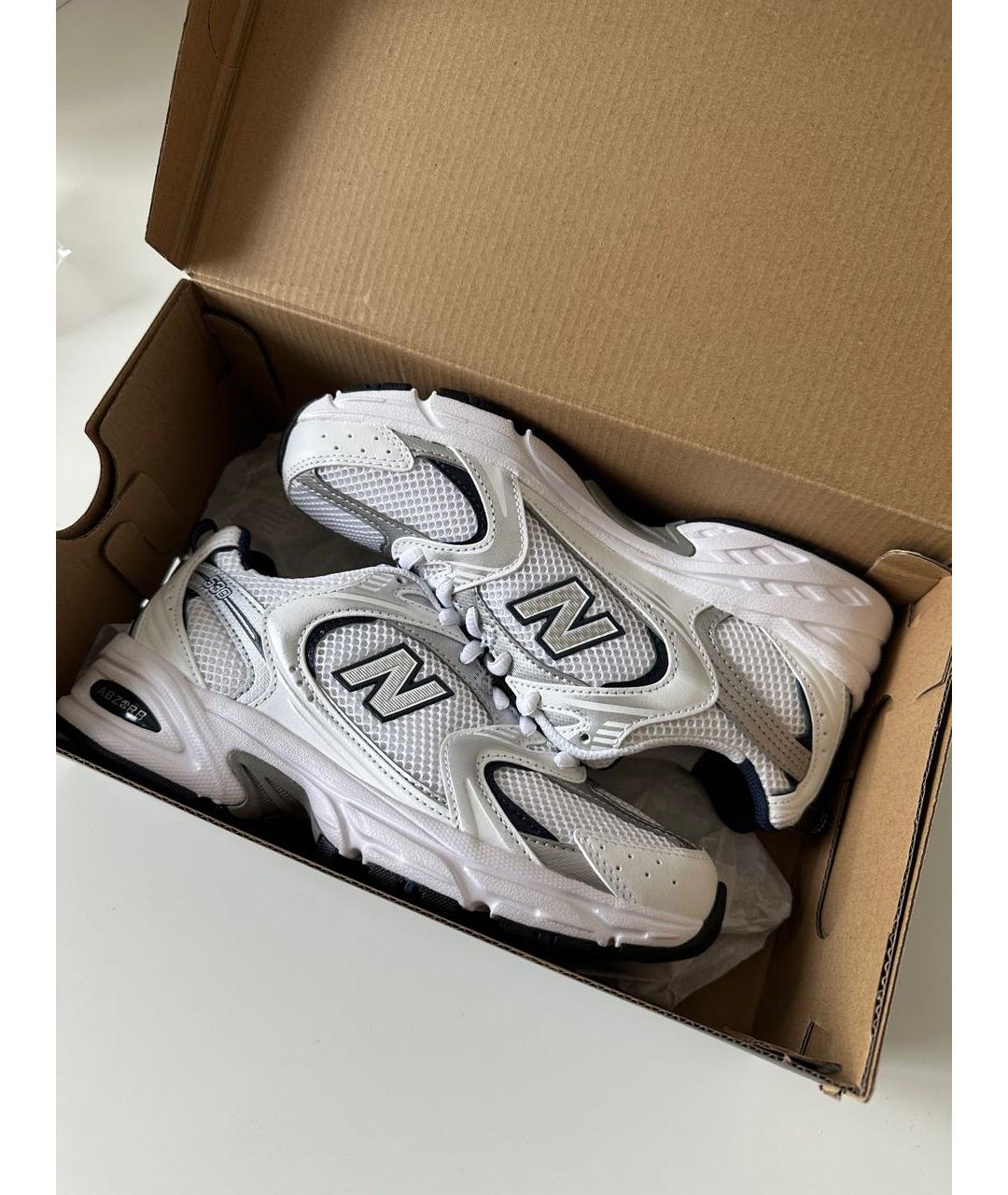 NEW BALANCE Темно-синие текстильные кроссовки, фото 8