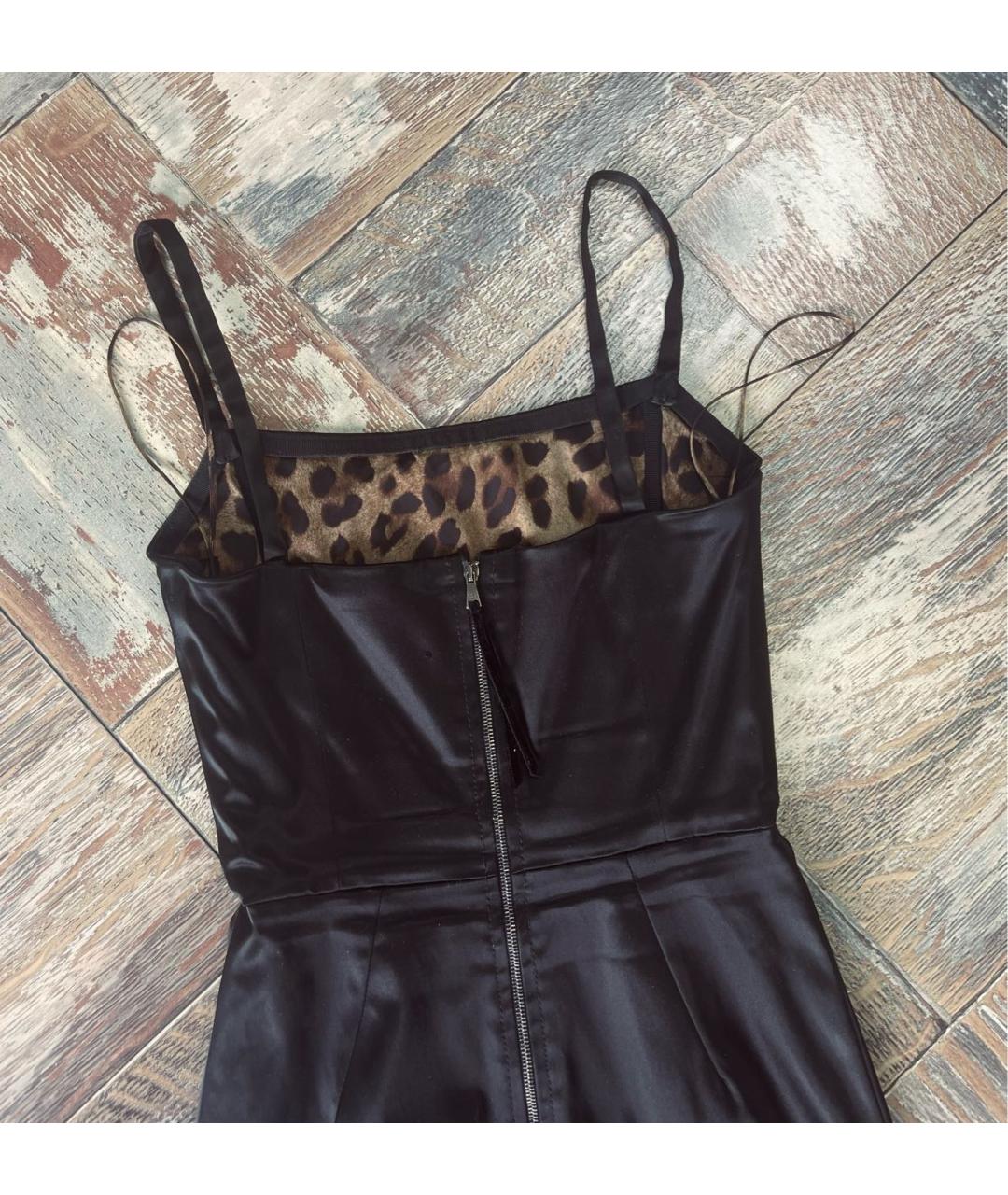 DOLCE&GABBANA Черное коктейльное платье, фото 3