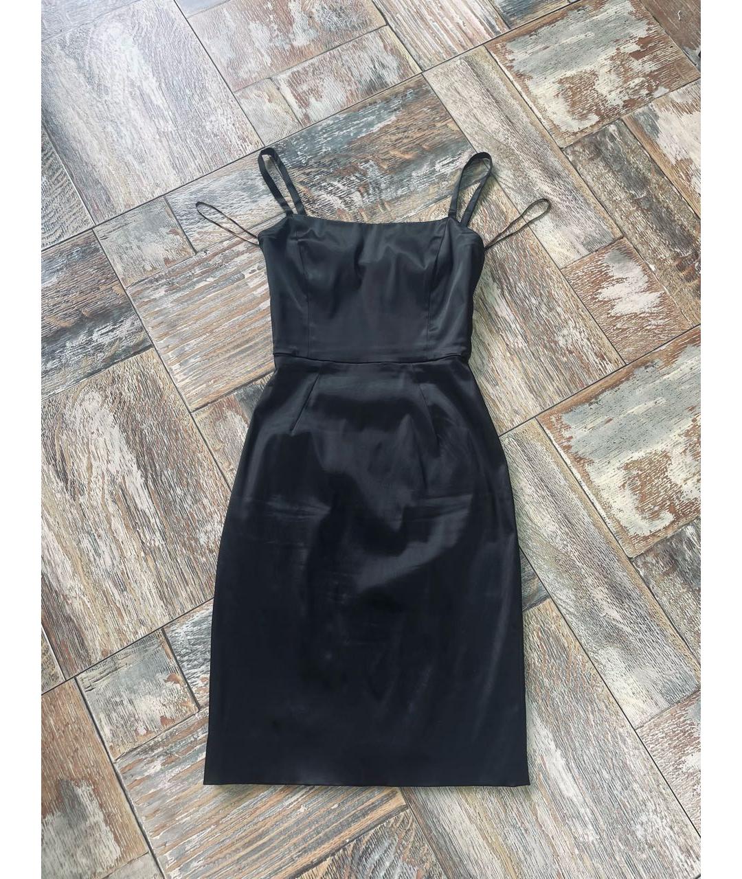 DOLCE&GABBANA Черное коктейльное платье, фото 7