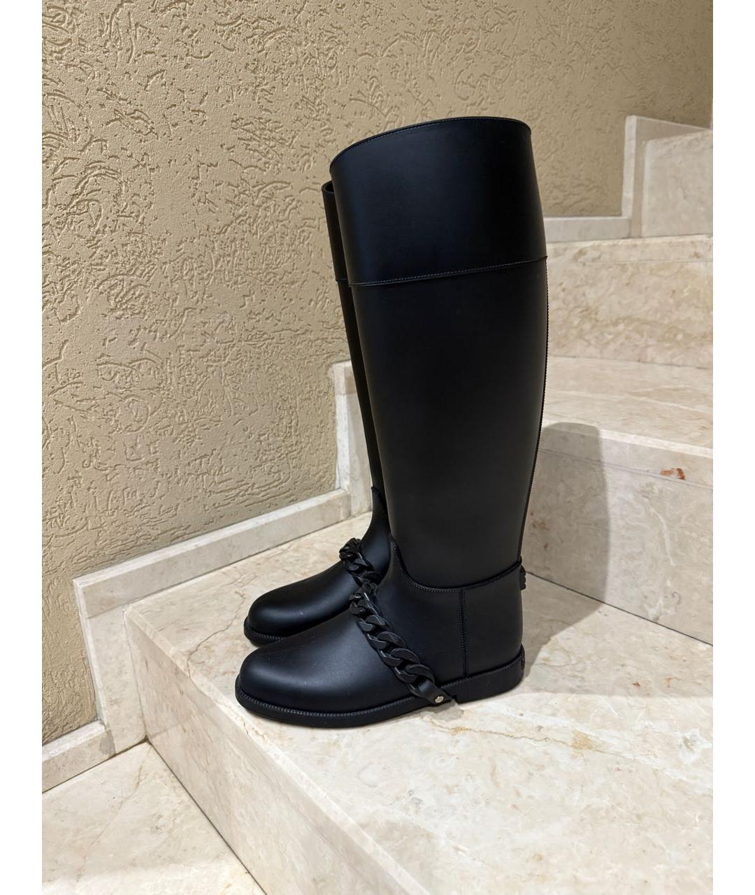 GIVENCHY Черные резиновые сапоги, фото 3