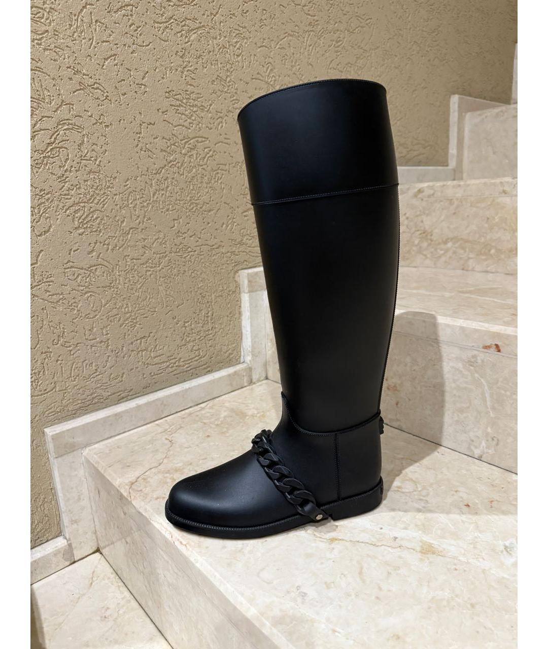 GIVENCHY Черные резиновые сапоги, фото 7