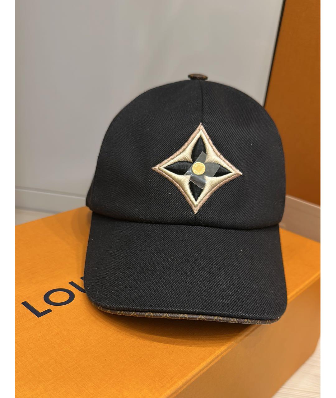 LOUIS VUITTON Черная кепка, фото 3