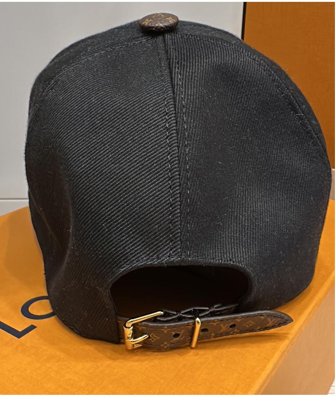 LOUIS VUITTON Черная кепка, фото 4