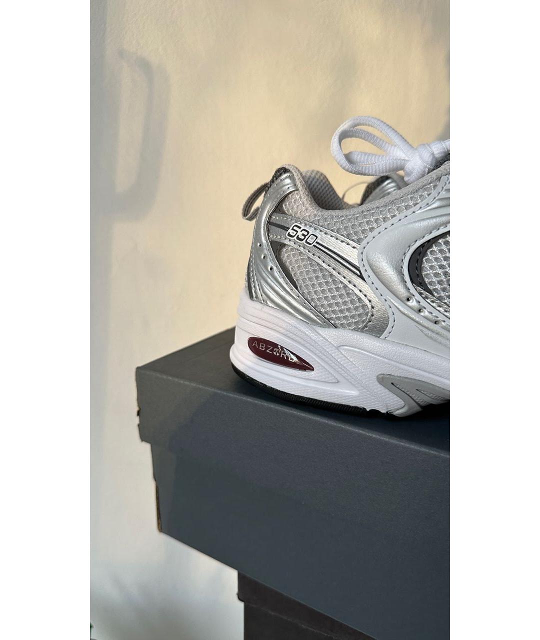 NEW BALANCE Бордовые текстильные кроссовки, фото 4