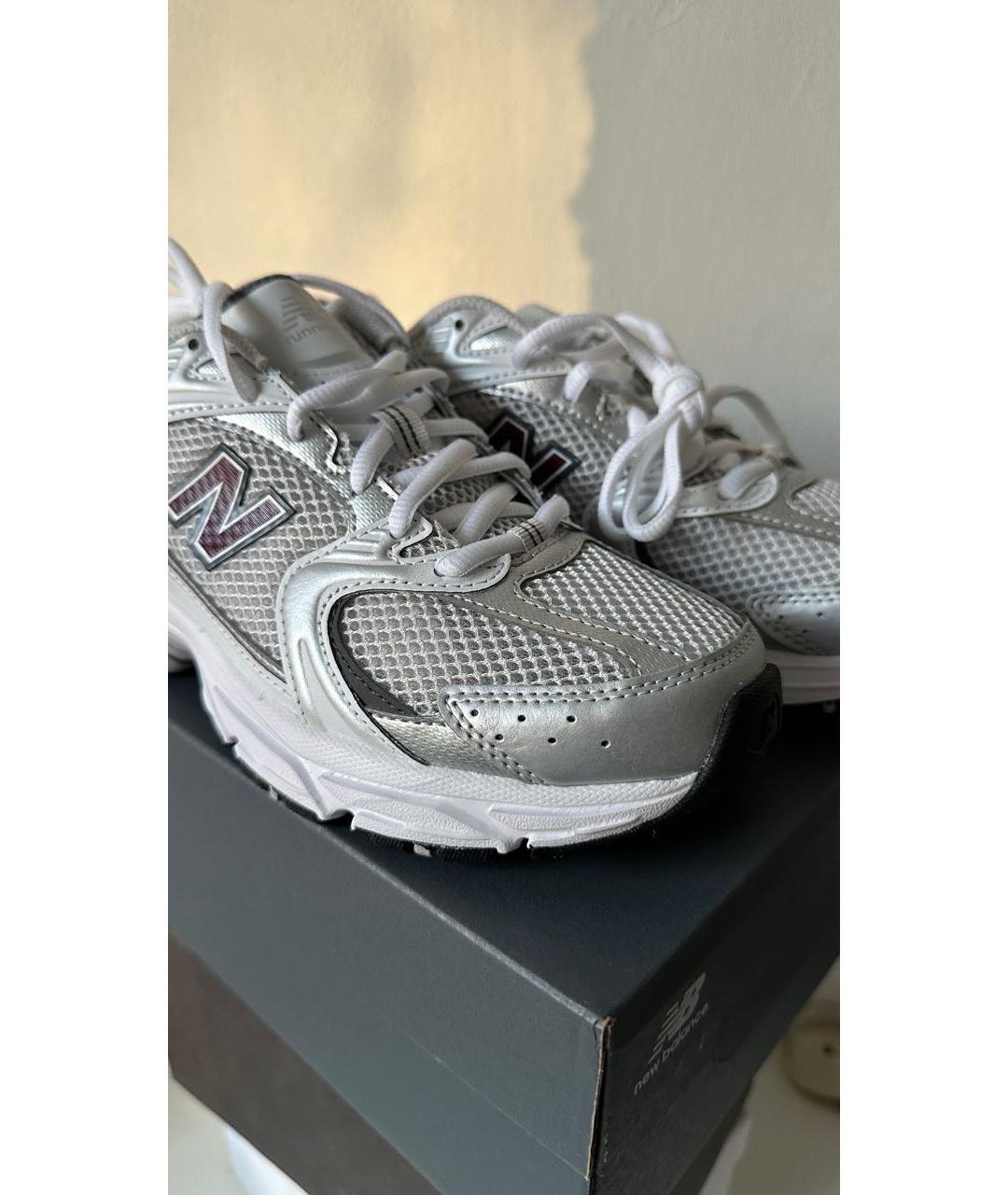NEW BALANCE Бордовые текстильные кроссовки, фото 3