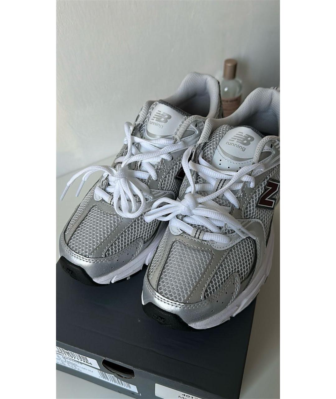 NEW BALANCE Бордовые текстильные кроссовки, фото 7