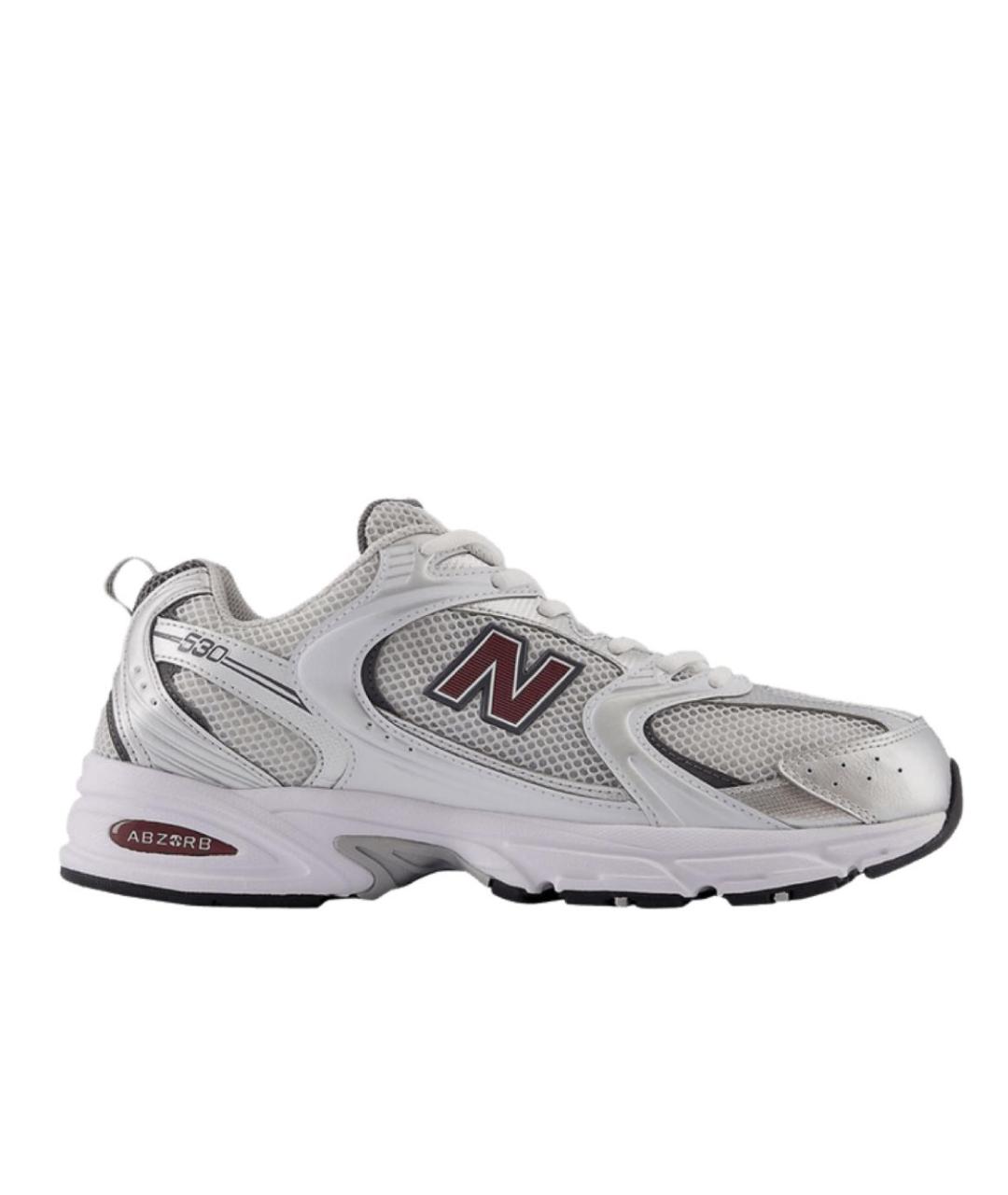 NEW BALANCE Бордовые текстильные кроссовки, фото 1