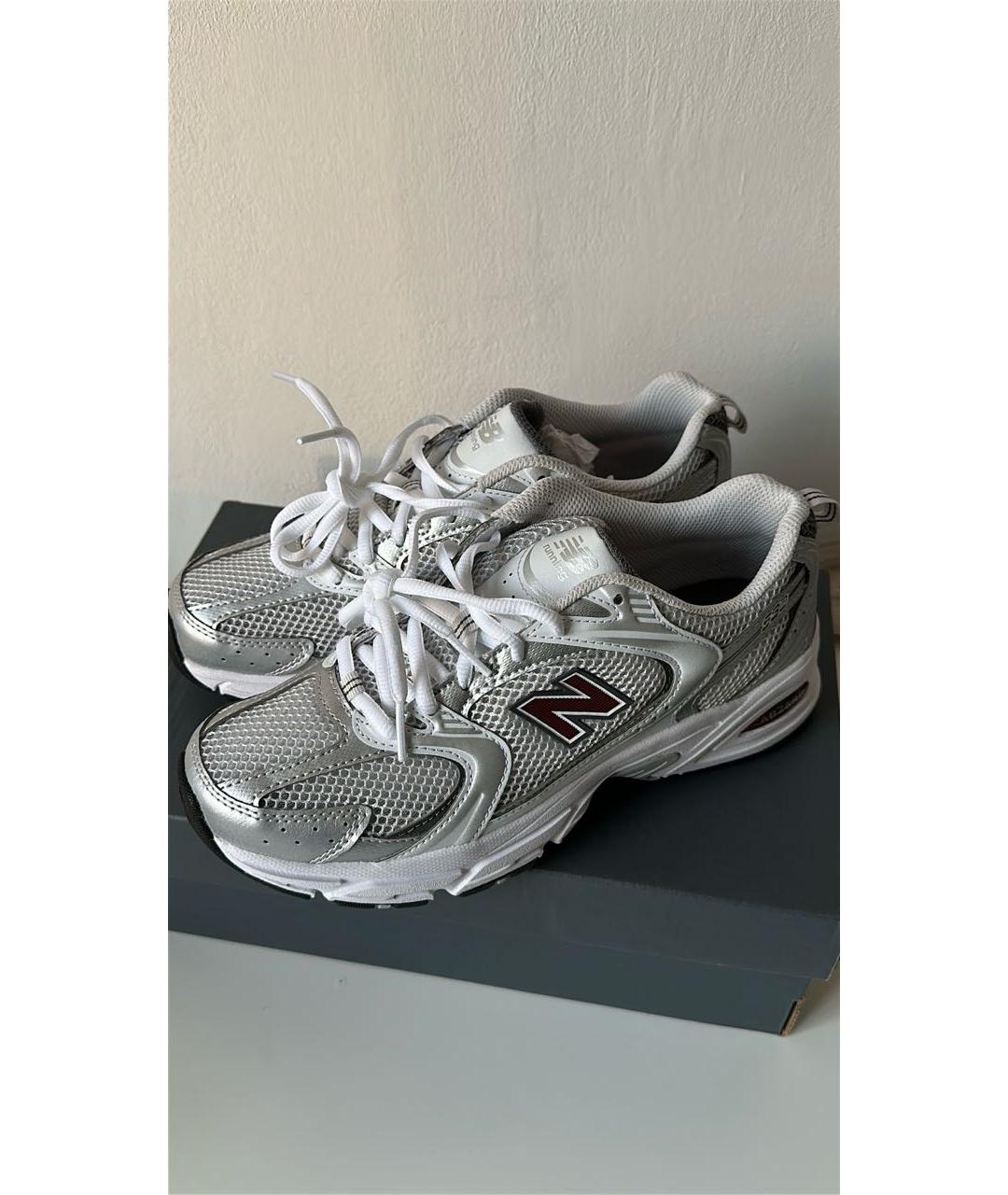 NEW BALANCE Бордовые текстильные кроссовки, фото 2