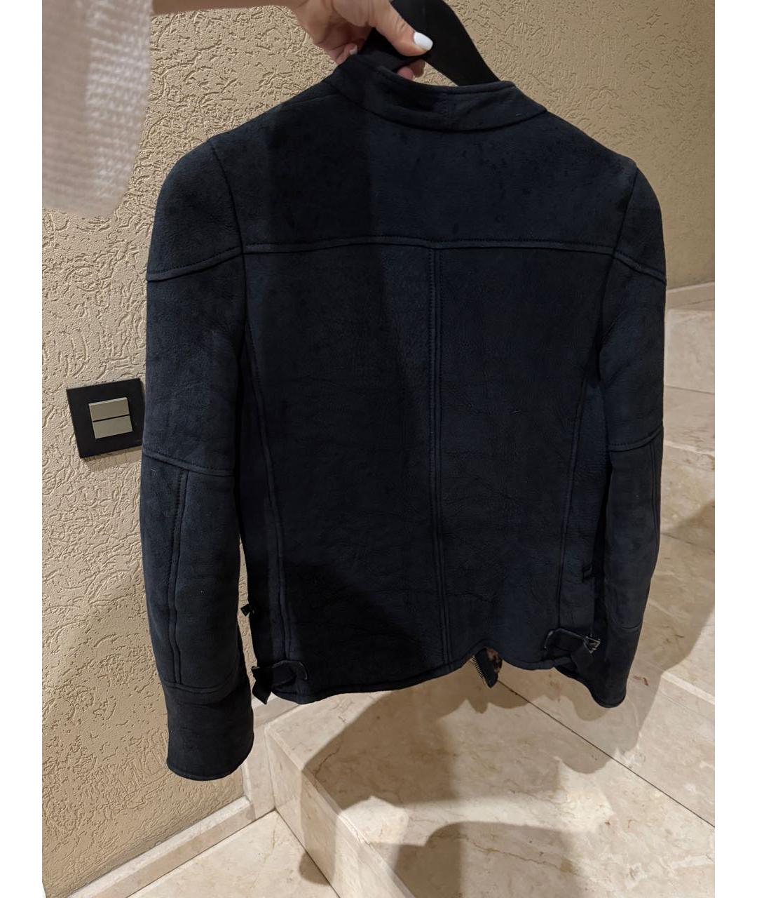 GUCCI Черная замшевая дубленка, фото 2