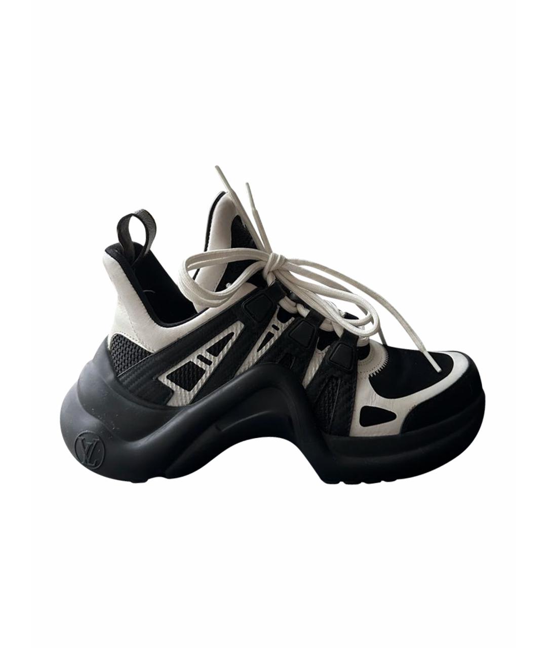 LOUIS VUITTON Черные кроссовки, фото 1