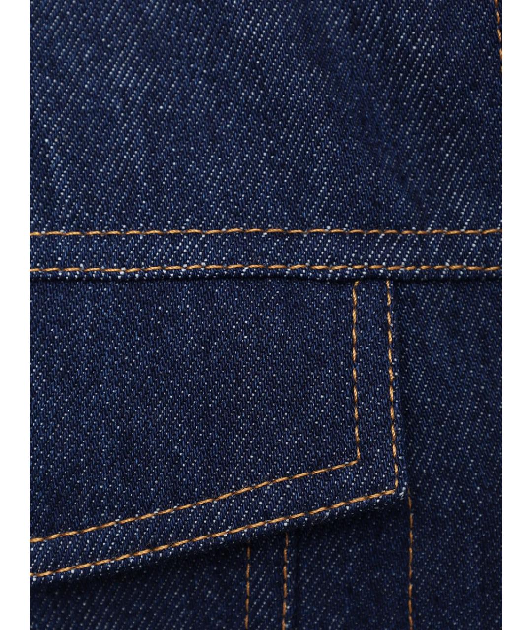 KITON Синяя хлопковая куртка, фото 6