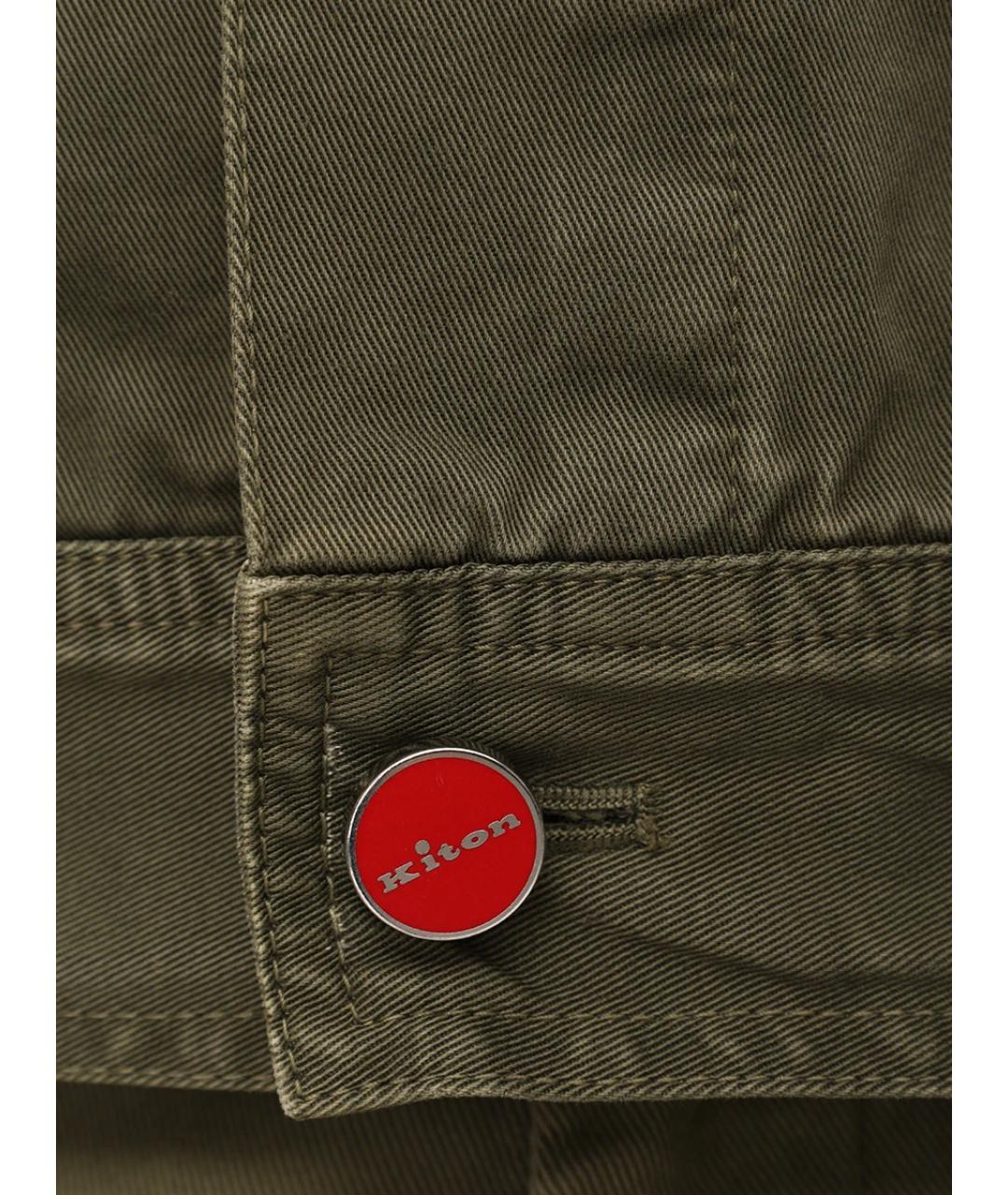 KITON Зеленая куртка, фото 6