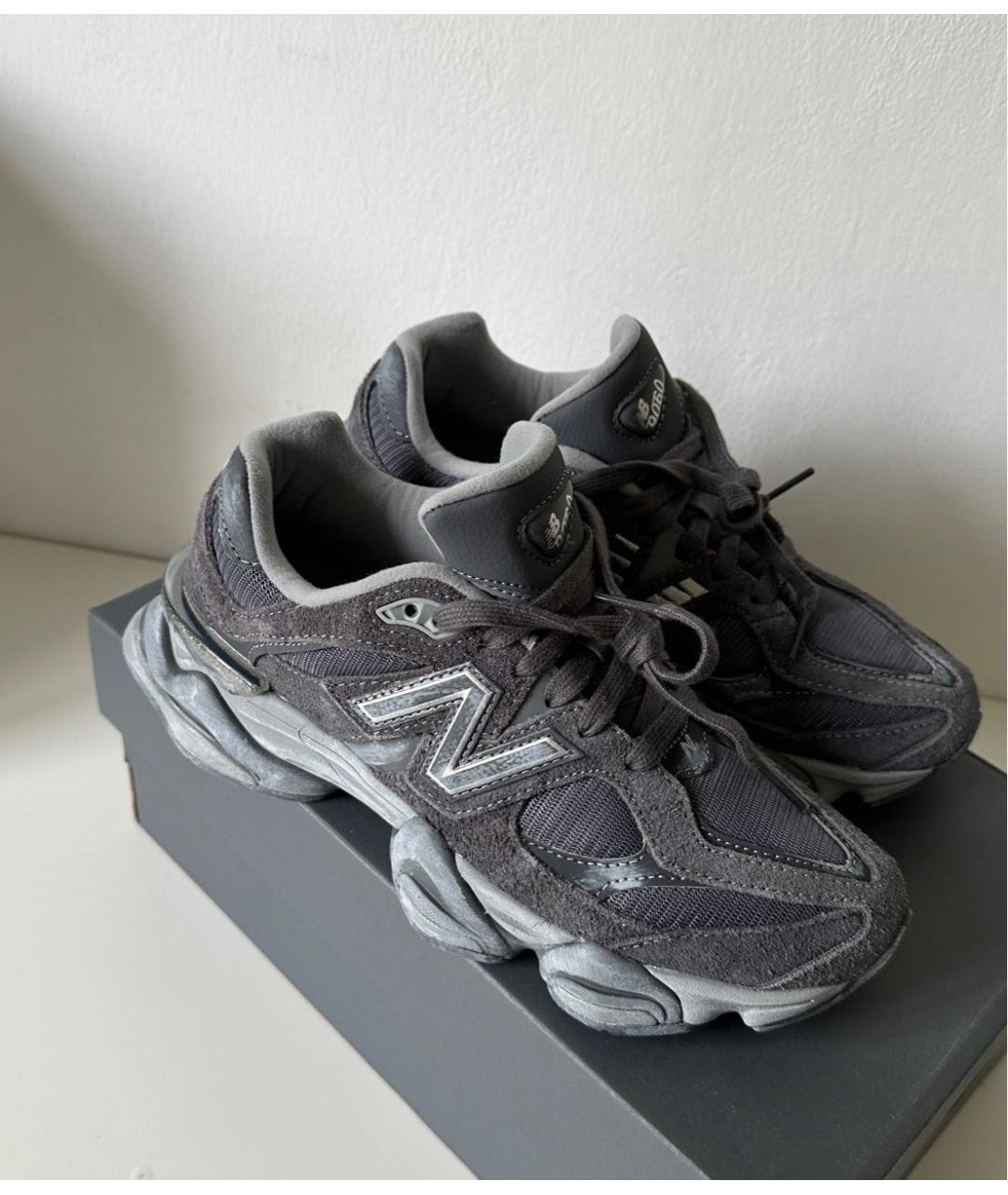 NEW BALANCE Антрацитовые замшевые кроссовки, фото 7
