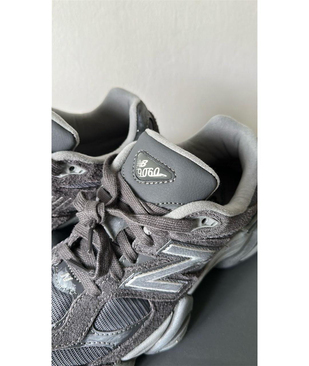 NEW BALANCE Антрацитовые замшевые кроссовки, фото 2