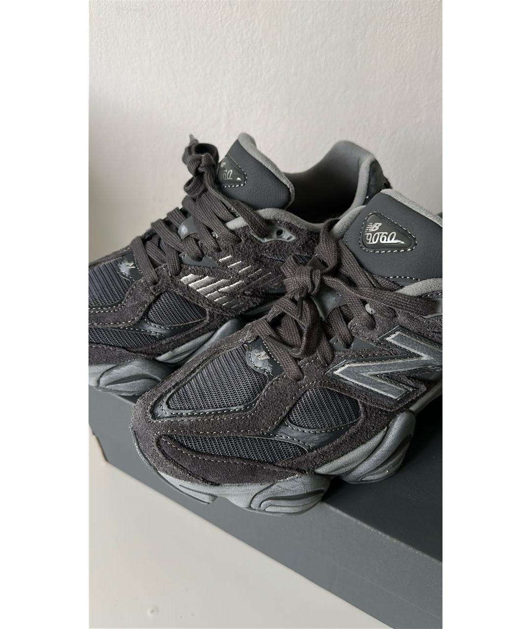 NEW BALANCE Антрацитовые замшевые кроссовки, фото 3