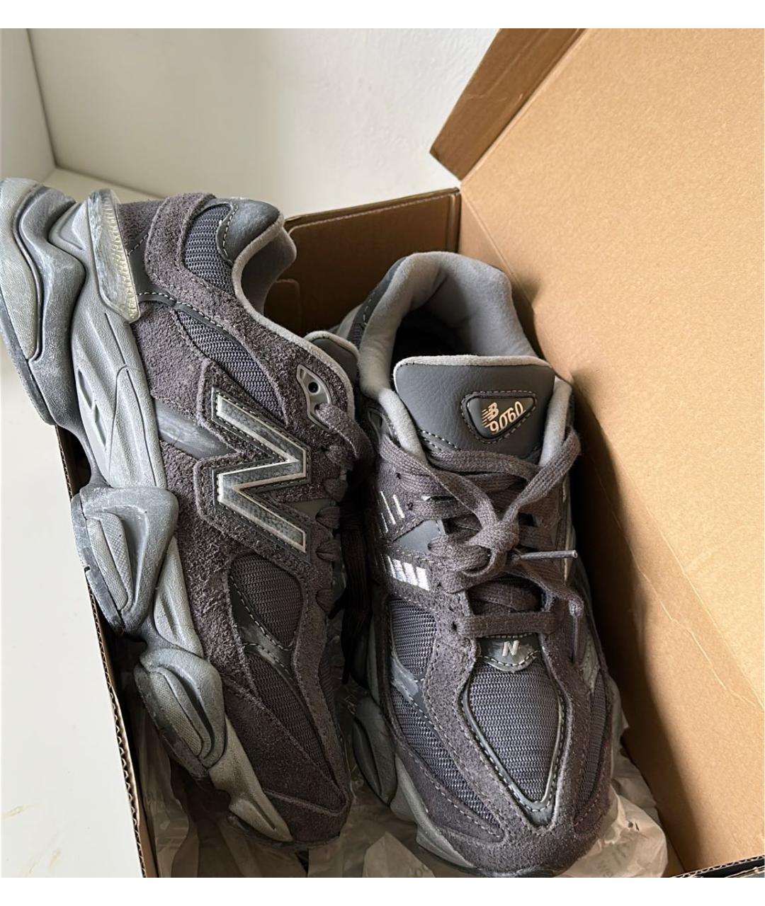 NEW BALANCE Антрацитовые замшевые кроссовки, фото 6