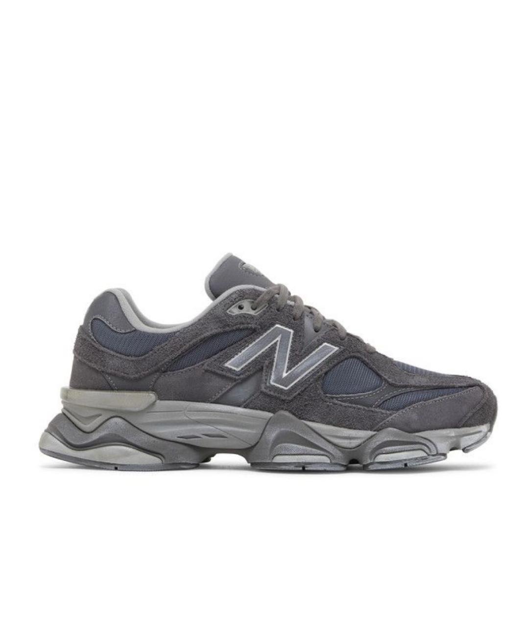 NEW BALANCE Антрацитовые замшевые кроссовки, фото 1
