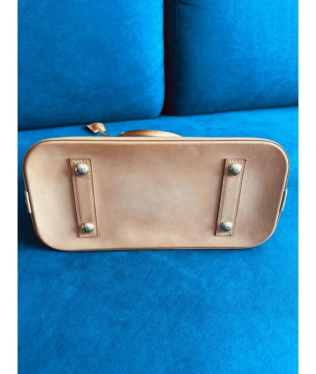 LOUIS VUITTON Коричневая сумка с короткими ручками, фото 5
